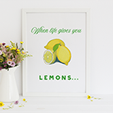 Ramley House Publishing - Lemon Poster